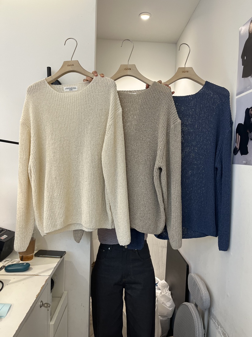 OUVIR韓國東大門直郵女裝新品26春夏熱賣推薦時尚職業針織衫O.V.R/OUVIR針織衫