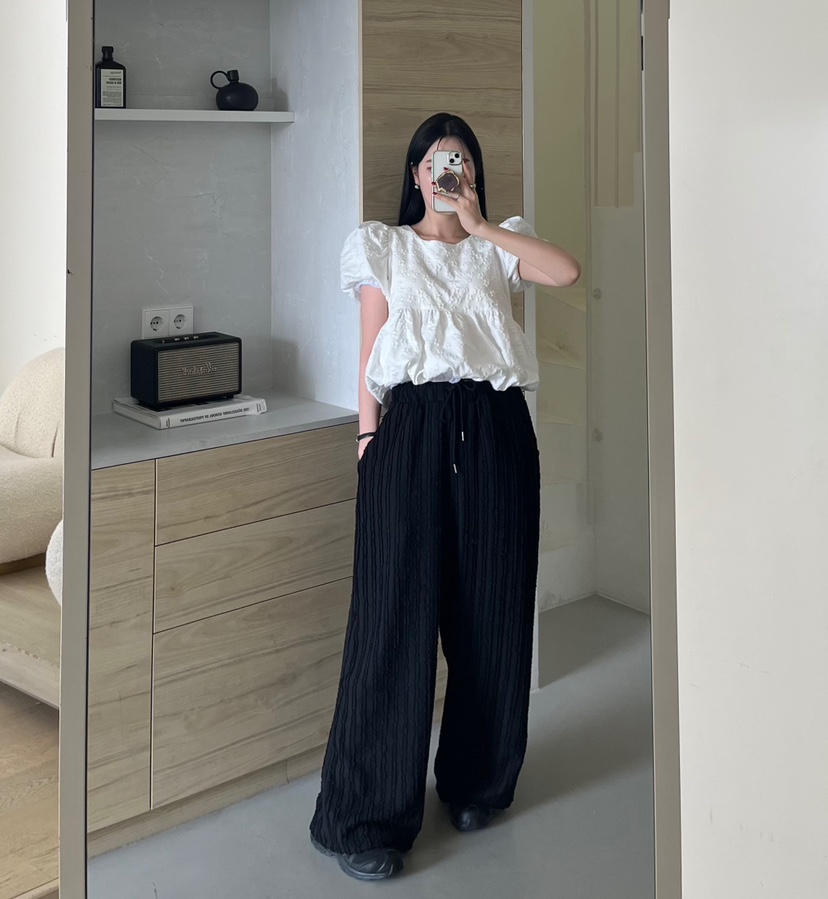 AMUSE SEOUL韓國直郵實拍女裝新品時尚推薦人氣熱賣休閑褲AMUSE SEOUL休閑褲