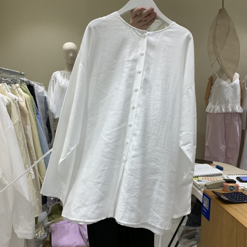 BROCCOLISALAD韓國東大門直郵女士新款人氣休閑襯衫蕾絲衫BROCCOLISALAD襯衫/蕾絲衫圖色1