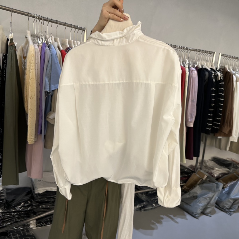 DOUBLE STANDARD/LE SMOKING/MAISONSTAFF韓國直郵女士新款休閑襯衫蕾絲衫MAISONSTAFF襯衫/蕾絲衫