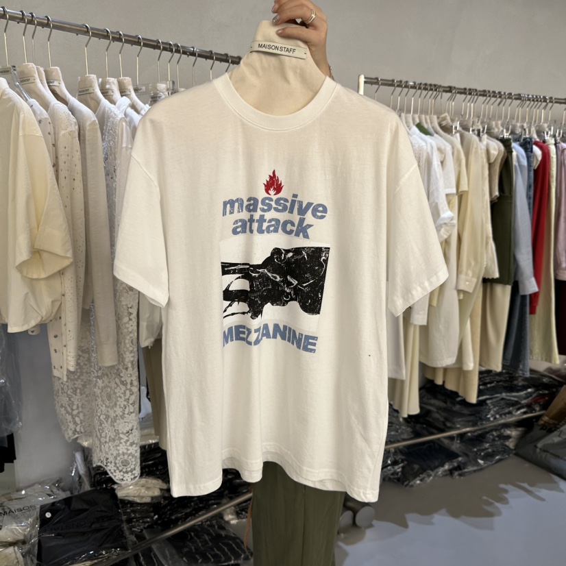 DOUBLE STANDARD/LE SMOKING/MAISONSTAFF韓國代購女裝新款人氣T恤MAISONSTAFFT恤圖色1