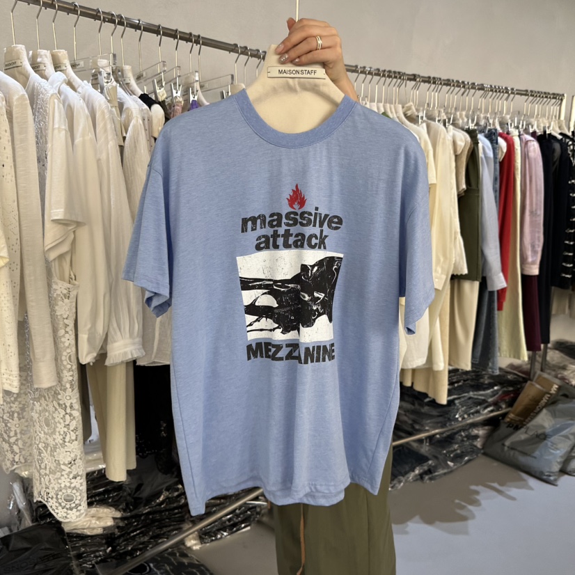 DOUBLE STANDARD/LE SMOKING/MAISONSTAFF韓國代購女裝新款人氣T恤MAISONSTAFFT恤圖色2