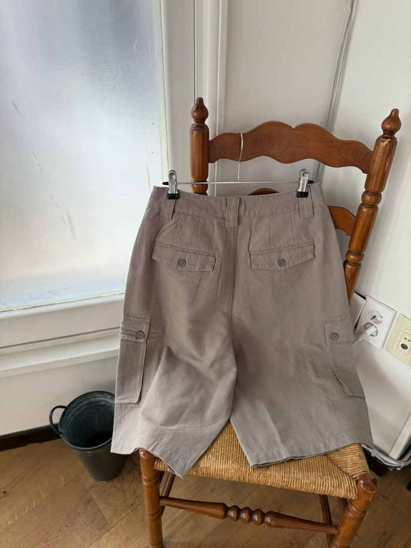 TUG韓國直郵女裝新品職業時尚人氣26春夏推薦休閑短褲亞麻TUG短褲