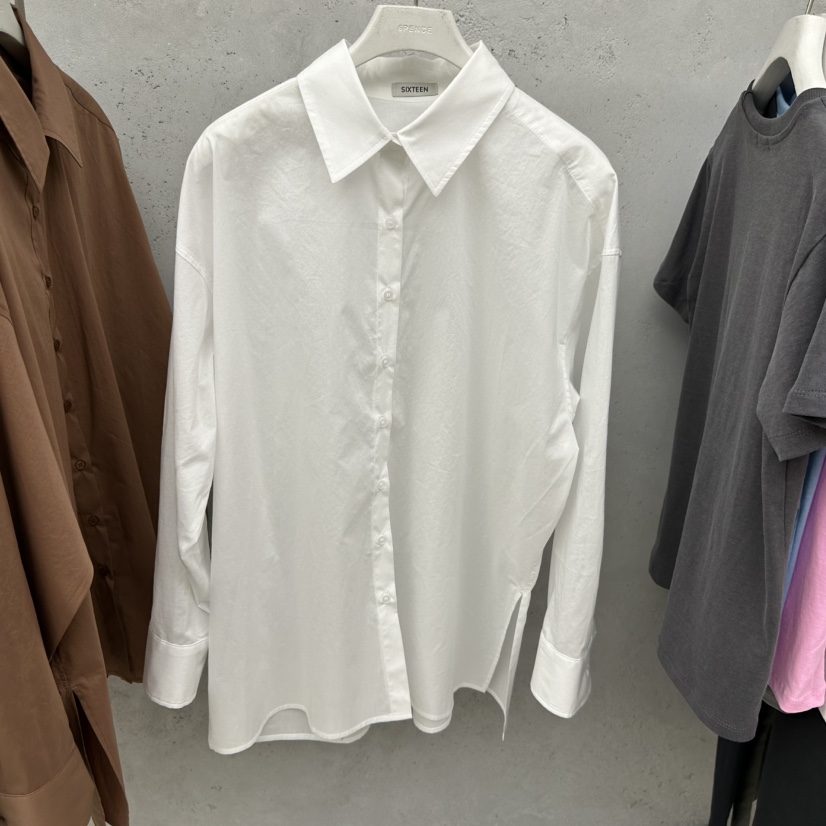 SIXTEEN韓國東大門代購女士新品熱賣26春夏襯衫蕾絲衫柔軟SIXTEEN襯衫/蕾絲衫圖色3