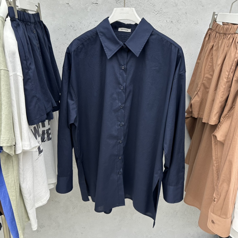 SIXTEEN韓國東大門代購女士新品熱賣26春夏襯衫蕾絲衫柔軟SIXTEEN襯衫/蕾絲衫圖色5