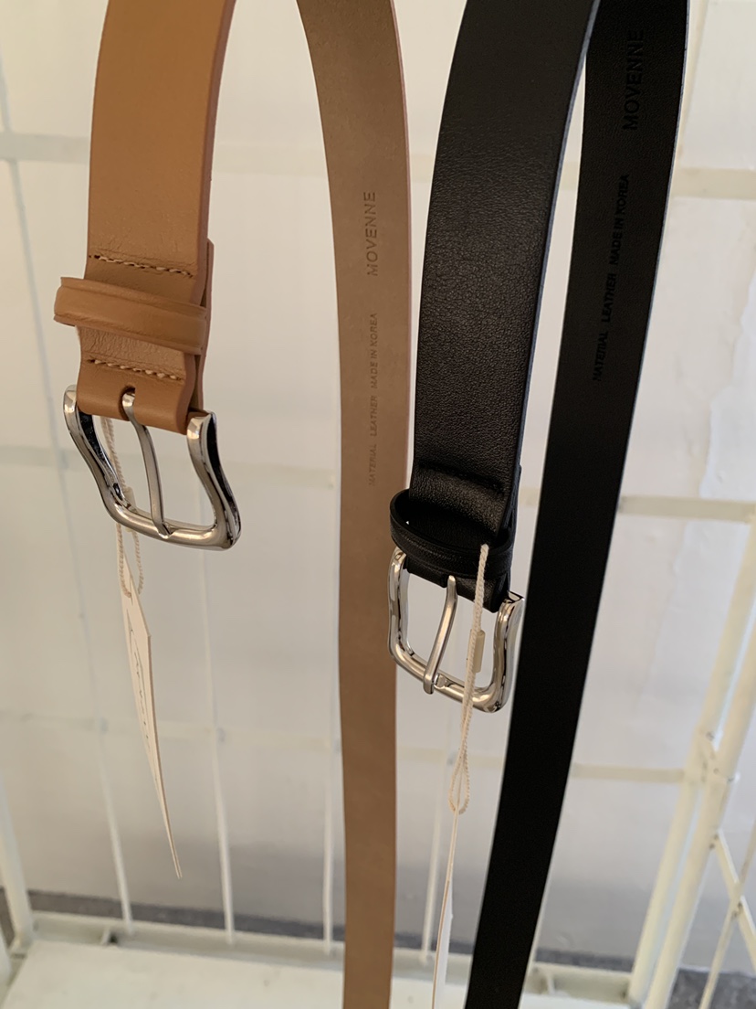 MOVENNE韓國代購女士新款熱賣休閑26春夏時尚職業腰帶腰帶MOVENNE腰帶