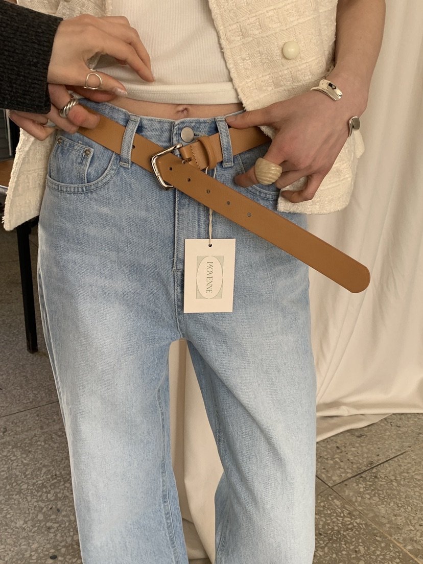 MOVENNE韓國代購女士新款熱賣休閑26春夏時尚職業腰帶腰帶MOVENNE腰帶圖色1