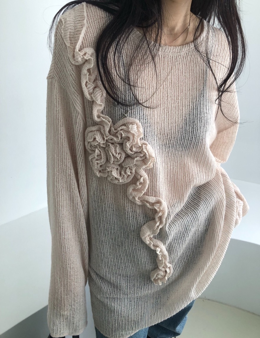 MELTED-P韓國直郵實拍女裝新品人氣26春夏職業休閑針織衫MELTED-P針織衫