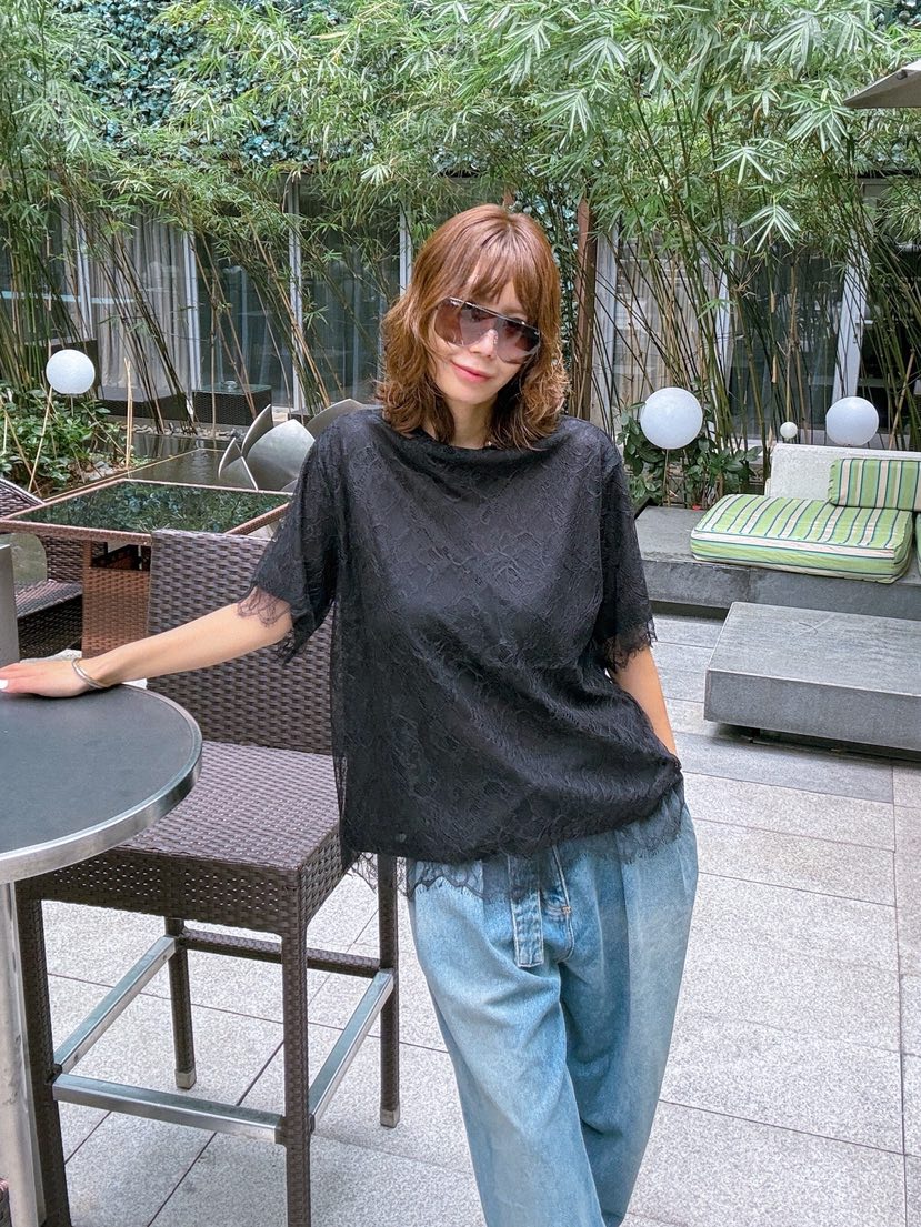 PARIS MATCH韓國直郵女裝新品26春夏人氣休閑職業時尚T恤PARIS MATCHT恤圖色1