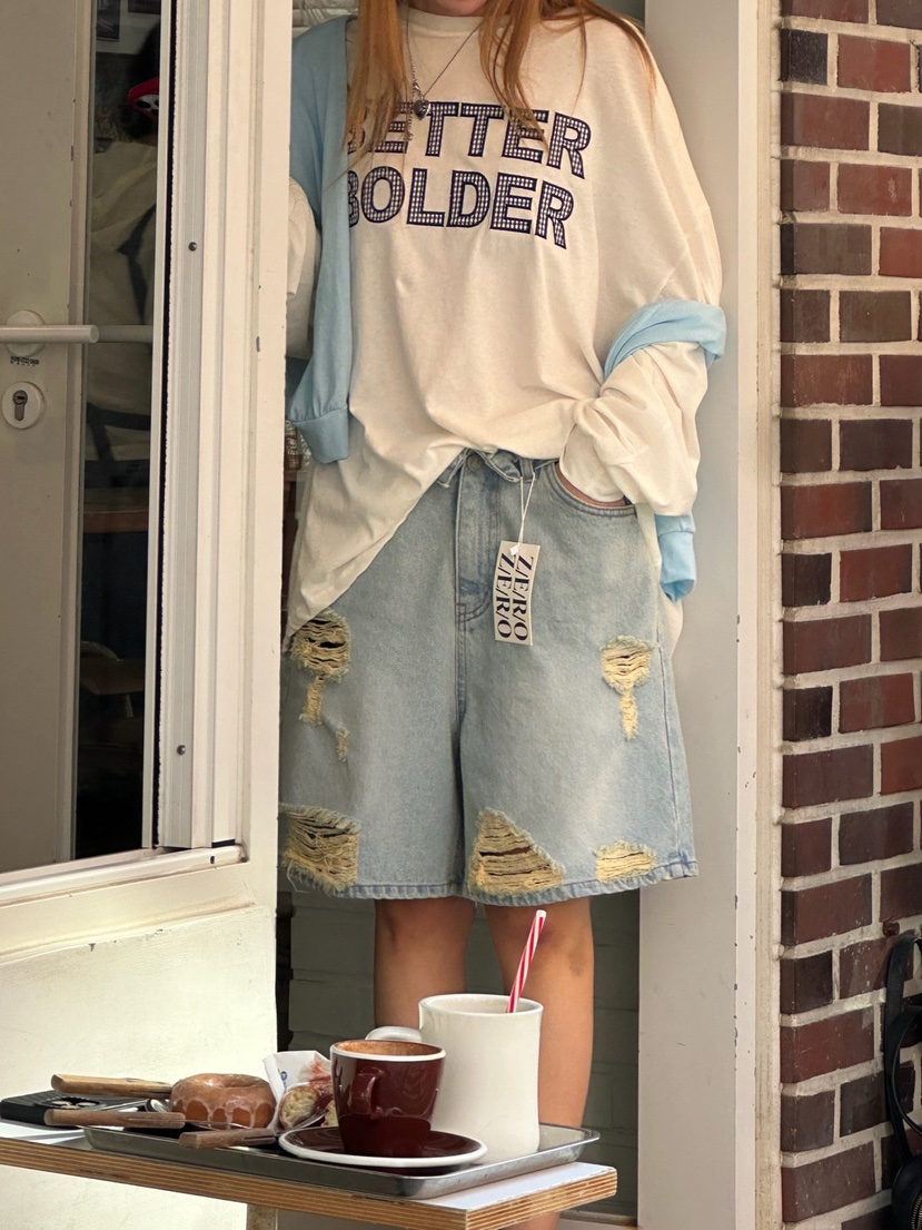 ZEROZERO韓國代購女士新款人氣休閑推薦26春夏時尚職業T恤ZEROZEROT恤