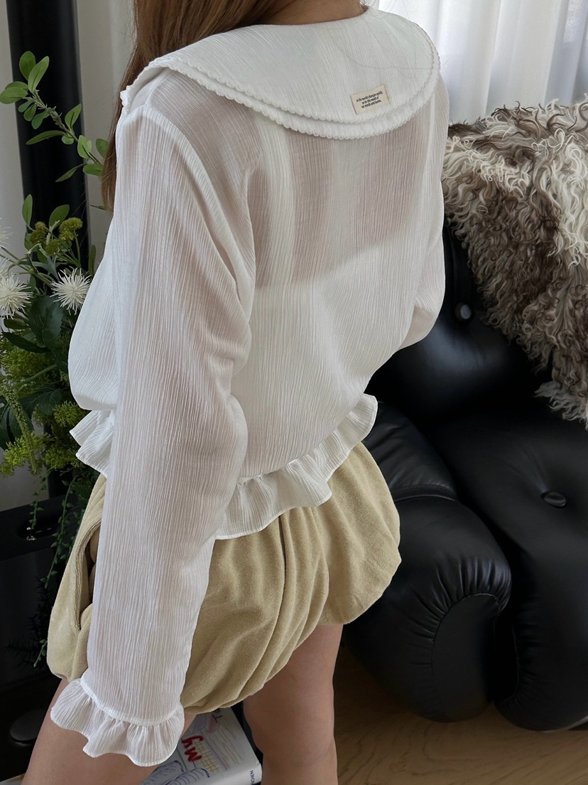 ZEROZERO韓國直郵女裝新品職業推薦人氣熱賣時尚襯衫蕾絲衫ZEROZERO襯衫/蕾絲衫