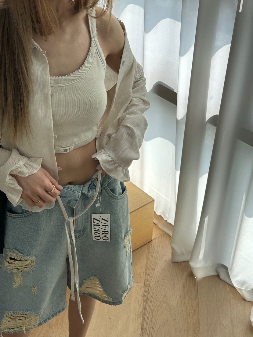 ZEROZERO韓國直郵女裝新品職業推薦人氣熱賣時尚襯衫蕾絲衫ZEROZERO襯衫/蕾絲衫