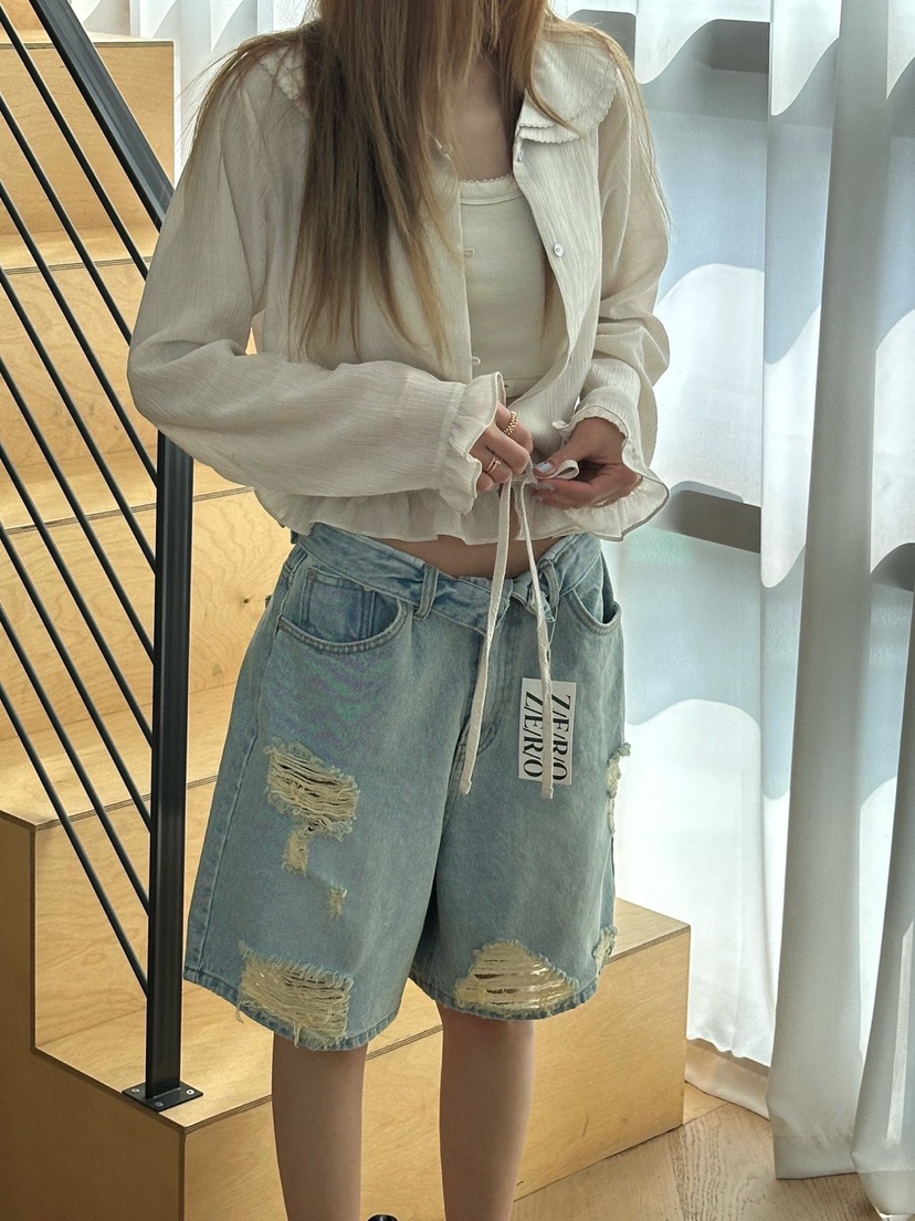 ZEROZERO韓國直郵女裝新品職業推薦人氣熱賣時尚襯衫蕾絲衫ZEROZERO襯衫/蕾絲衫圖色3