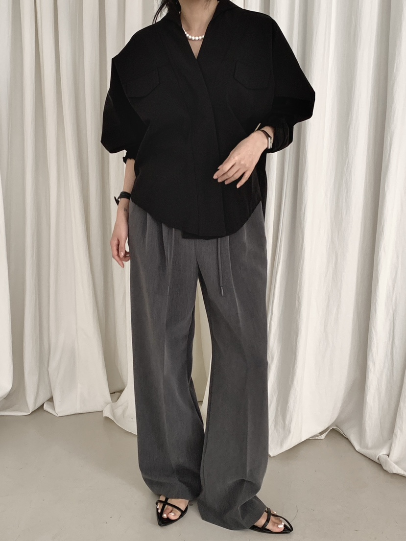 DAVICHI/D.SECOND韓國直郵實拍女士新款時尚襯衫蕾絲衫插肩袖DAVICHI/D.SECOND襯衫/蕾絲衫