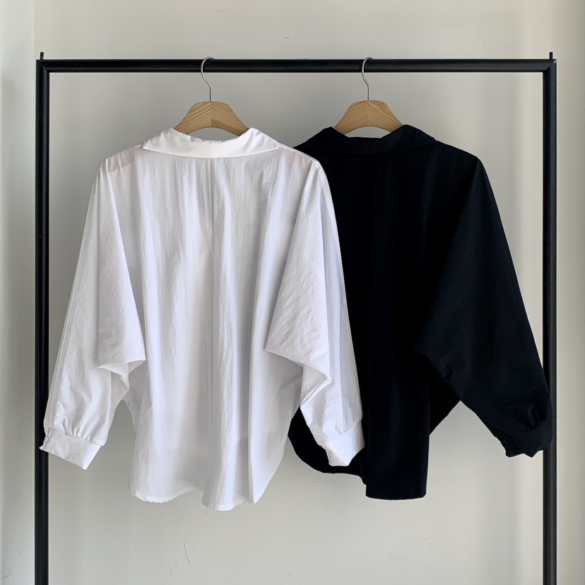 DAVICHI/D.SECOND韓國直郵實拍女士新款時尚襯衫蕾絲衫插肩袖DAVICHI/D.SECOND襯衫/蕾絲衫