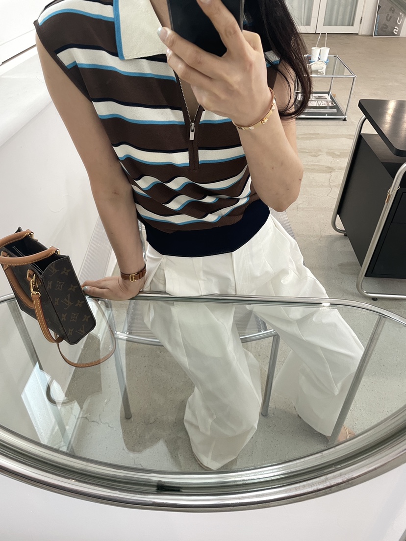 EDITION-P韓國東大門直郵女士新品26春夏時尚吊帶背心拉鏈EDITION/CHAHEE吊帶/背心