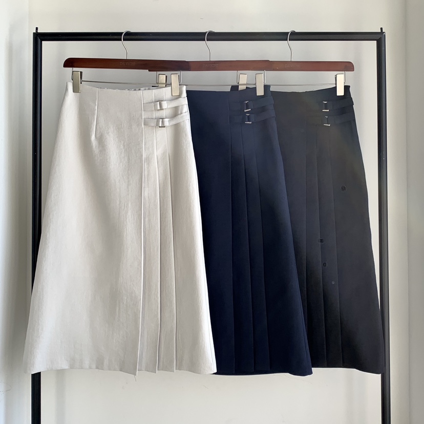 DAVICHI/D.SECOND韓國代購女裝新品休閑熱賣半身裙中短裙DAVICHI/D.SECOND半身裙/中短裙