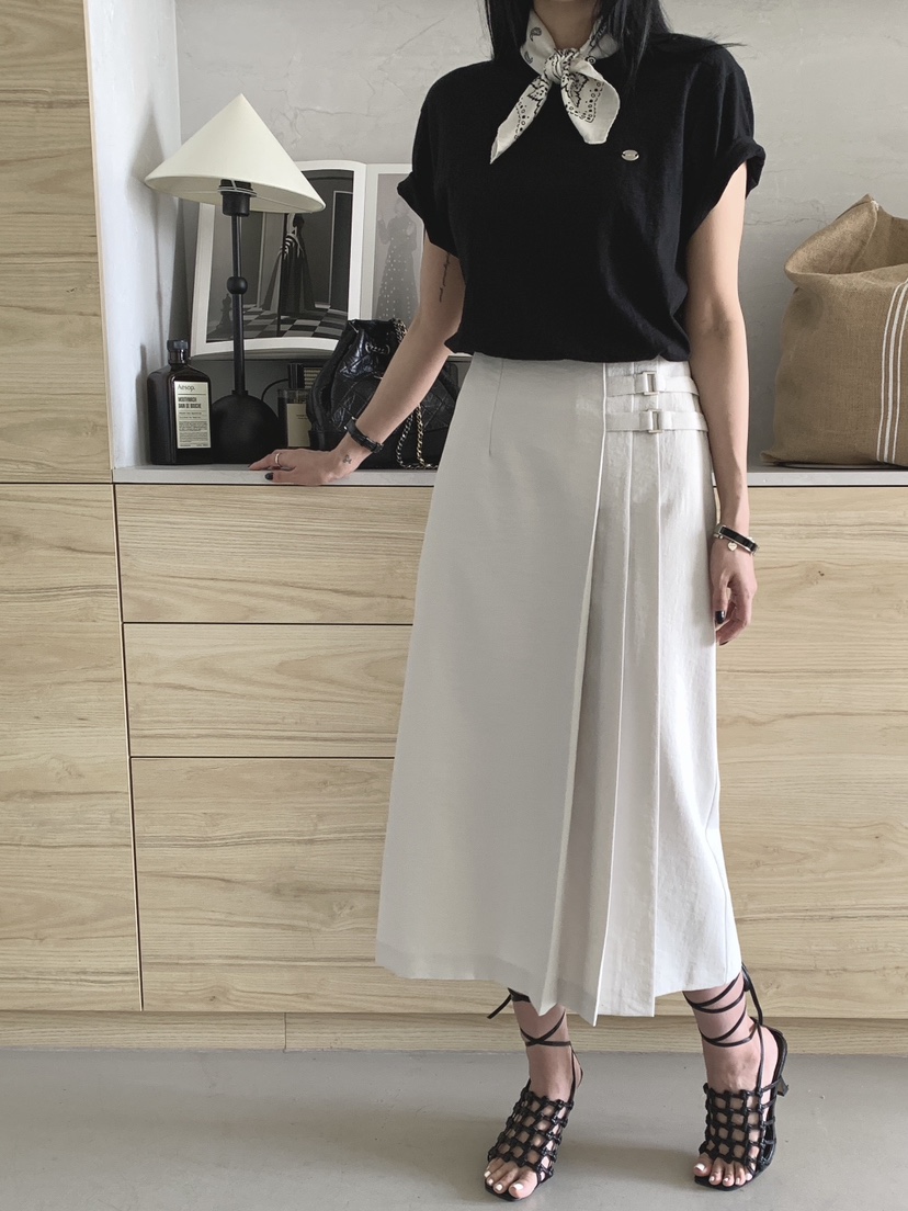 DAVICHI/D.SECOND韓國代購女裝新品休閑熱賣半身裙中短裙DAVICHI/D.SECOND半身裙/中短裙