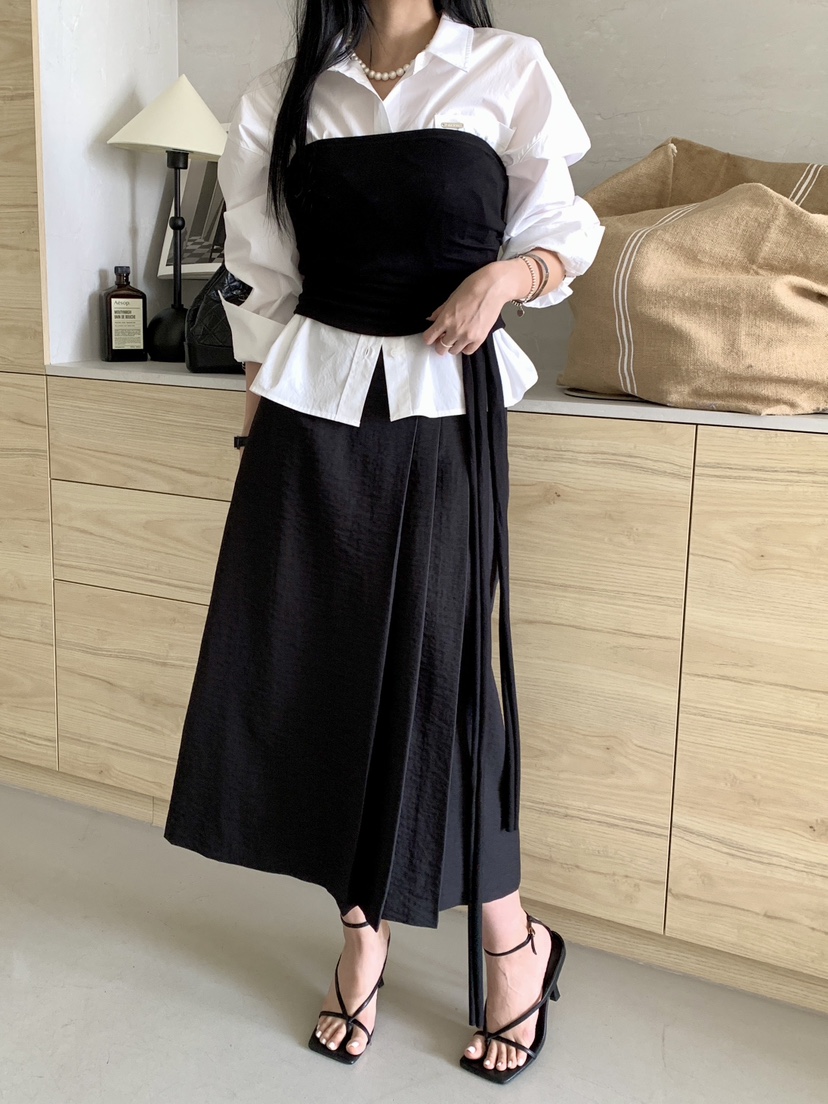 DAVICHI/D.SECOND韓國代購女裝新品休閑熱賣半身裙中短裙DAVICHI/D.SECOND半身裙/中短裙