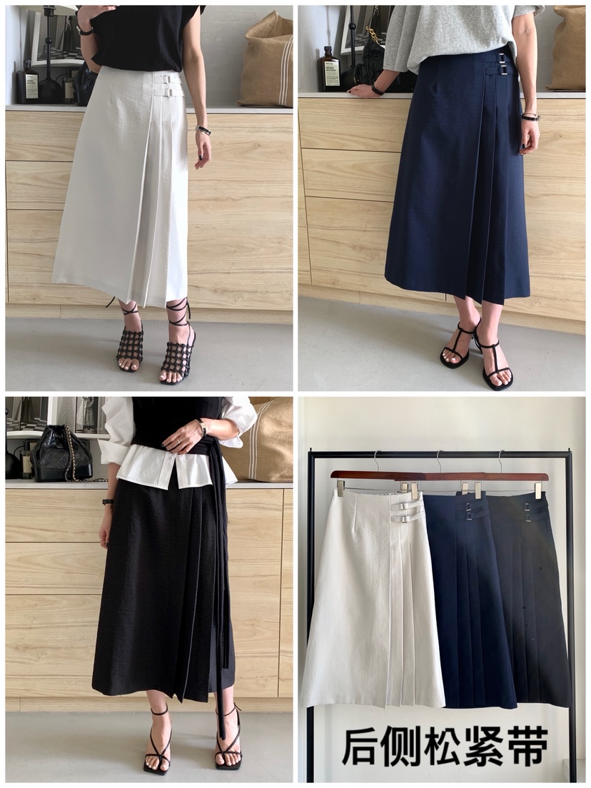 DAVICHI/D.SECOND韓國代購女裝新品休閑熱賣半身裙中短裙DAVICHI/D.SECOND半身裙/中短裙