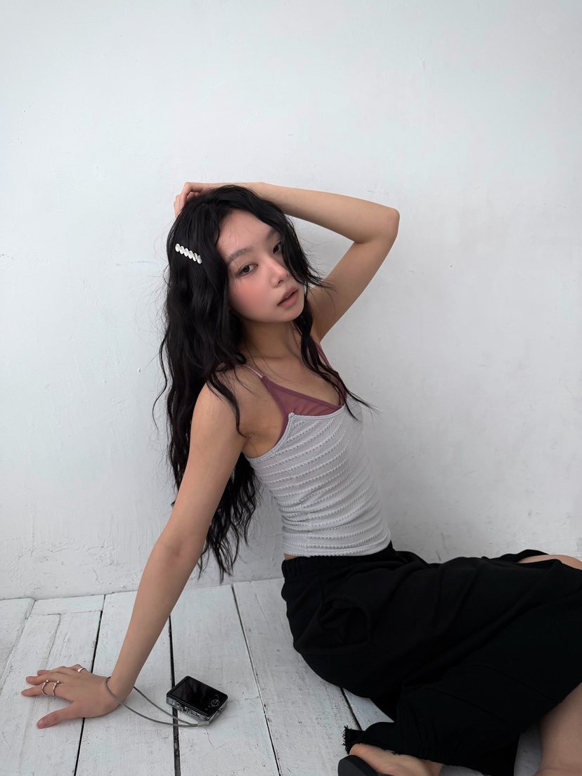 AWESOMESAUCE韓國直郵實拍女士新品時尚26春夏職業吊帶背心AWESOME SAUCE吊帶/背心