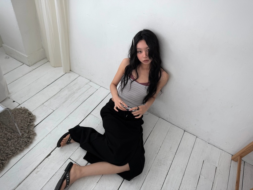 AWESOMESAUCE韓國直郵實拍女士新品時尚26春夏職業吊帶背心AWESOME SAUCE吊帶/背心