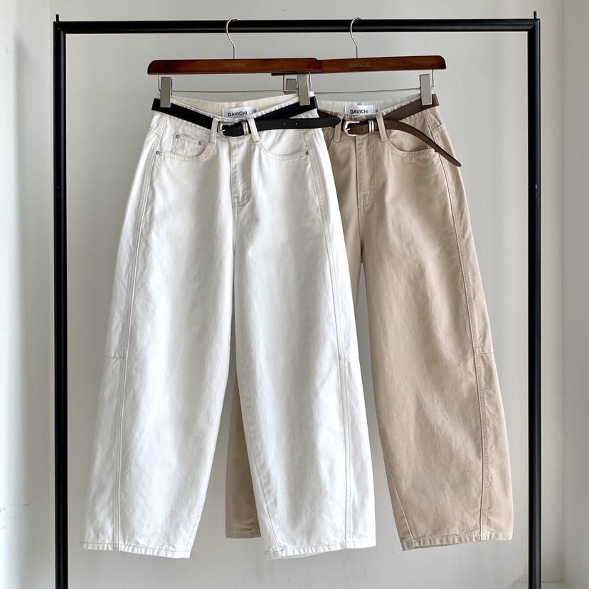 DAVICHI/D.SECOND韓國東大門直郵女士新品推薦牛仔褲含隨機腰帶DAVICHI/D.SECOND牛仔褲