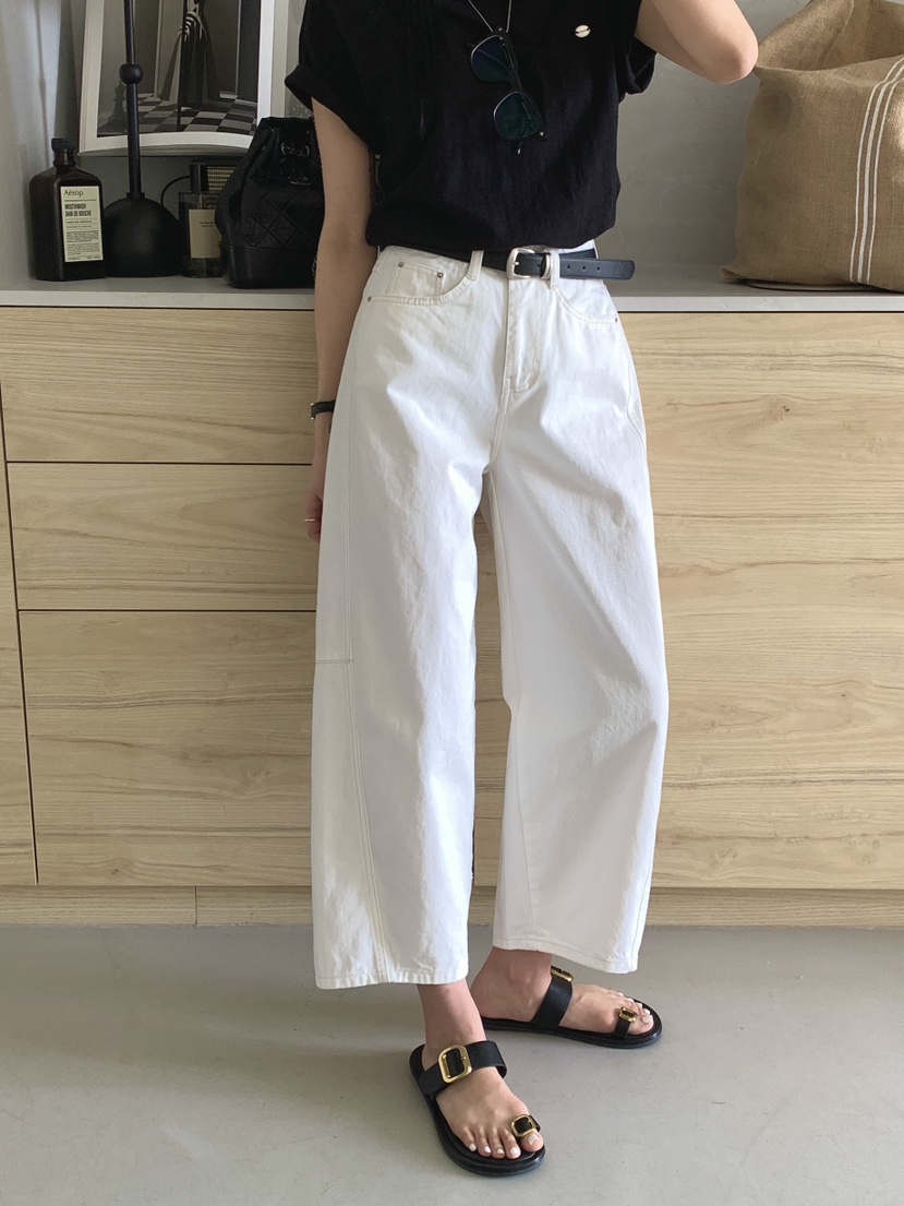 DAVICHI/D.SECOND韓國東大門直郵女士新品推薦牛仔褲含隨機腰帶DAVICHI/D.SECOND牛仔褲