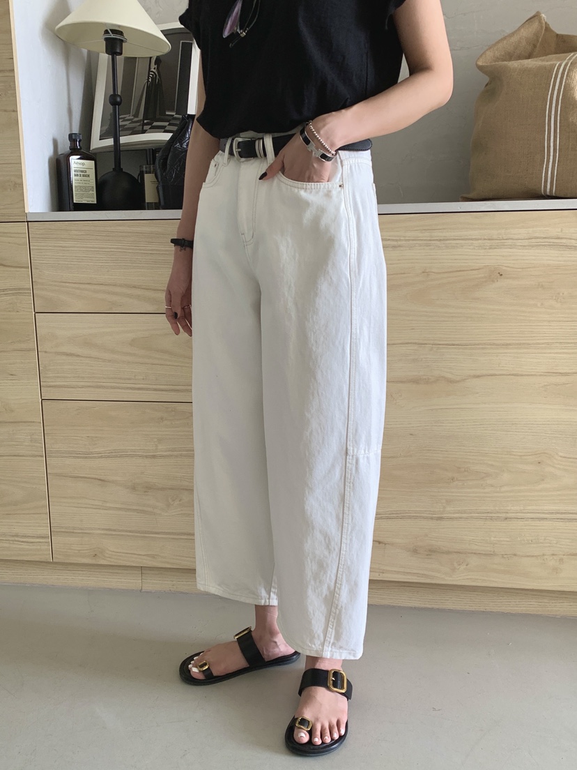 DAVICHI/D.SECOND韓國東大門直郵女士新品推薦牛仔褲含隨機腰帶DAVICHI/D.SECOND牛仔褲