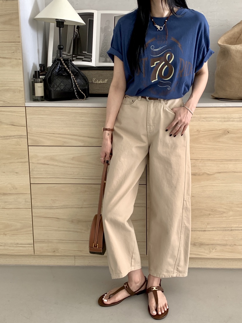 DAVICHI/D.SECOND韓國東大門直郵女士新品推薦牛仔褲含隨機腰帶DAVICHI/D.SECOND牛仔褲