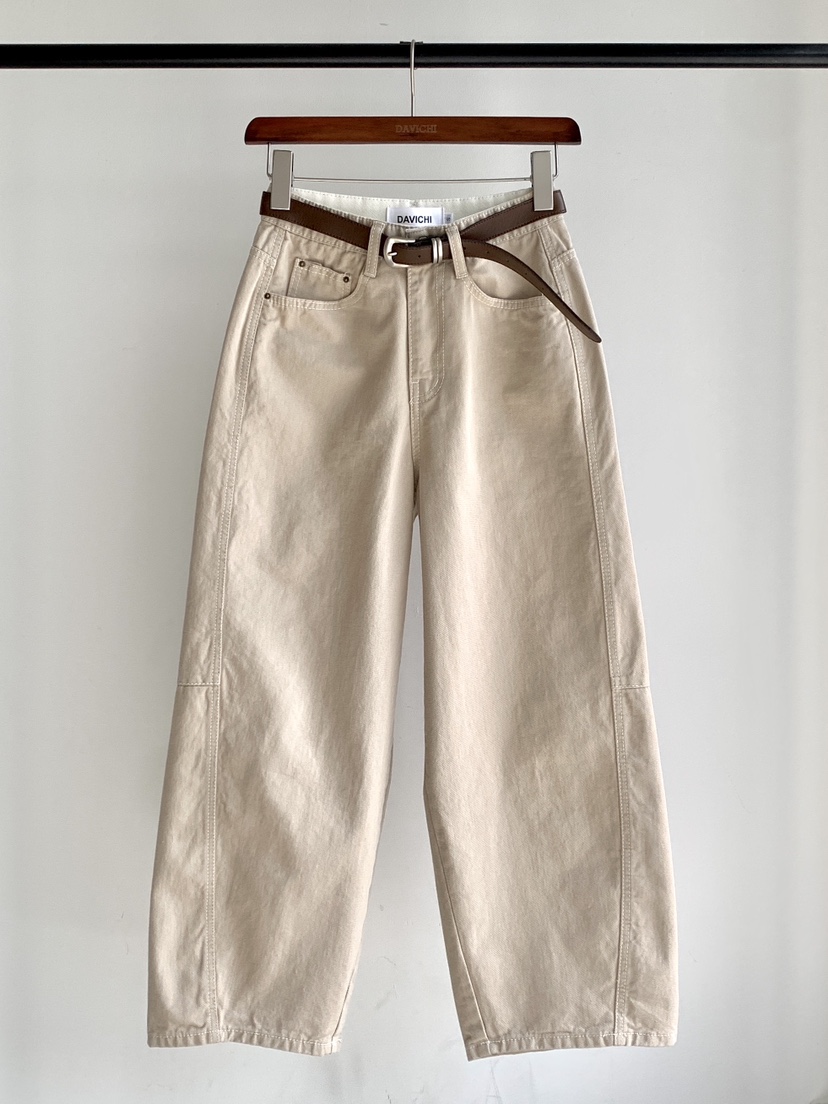 DAVICHI/D.SECOND韓國東大門直郵女士新品推薦牛仔褲含隨機腰帶DAVICHI/D.SECOND牛仔褲圖色2