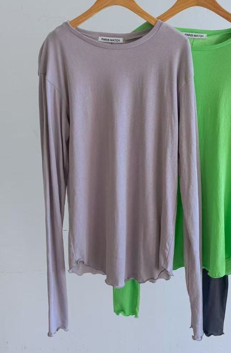 PARIS MATCH韓國直郵女士新款休閑職業26春夏熱賣長袖T恤PARIS MATCH長袖T恤圖色3