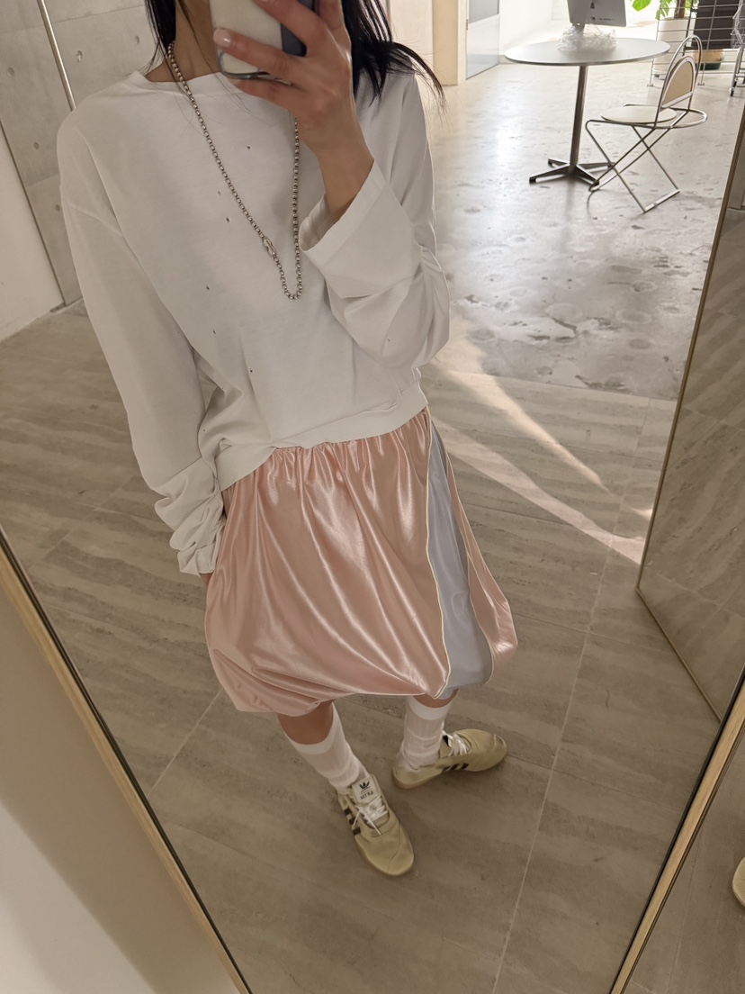 FRANC—L韓國代購女士新款熱賣26春夏休閑推薦半身裙中短裙FRANC半身裙/中短裙