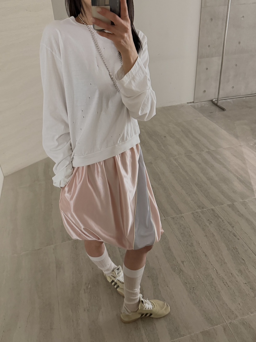 FRANC—L韓國代購女士新款熱賣26春夏休閑推薦半身裙中短裙FRANC半身裙/中短裙