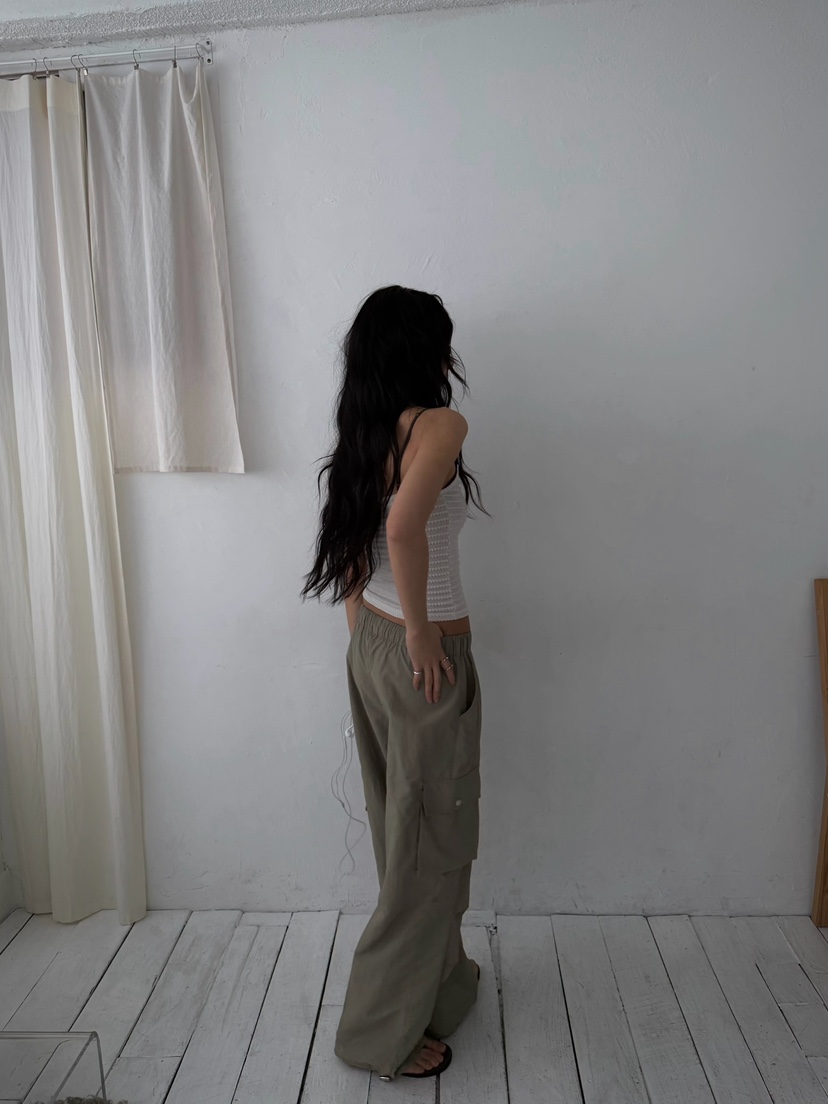 AWESOMESAUCE韓國直郵女士新品職業休閑人氣熱賣26春夏休閑褲AWESOME SAUCE休閑褲