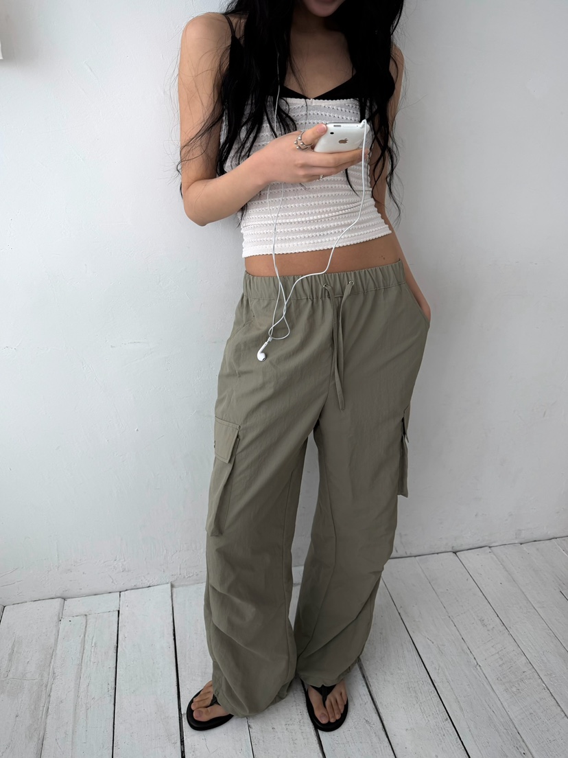 AWESOMESAUCE韓國直郵女士新品職業休閑人氣熱賣26春夏休閑褲AWESOME SAUCE休閑褲