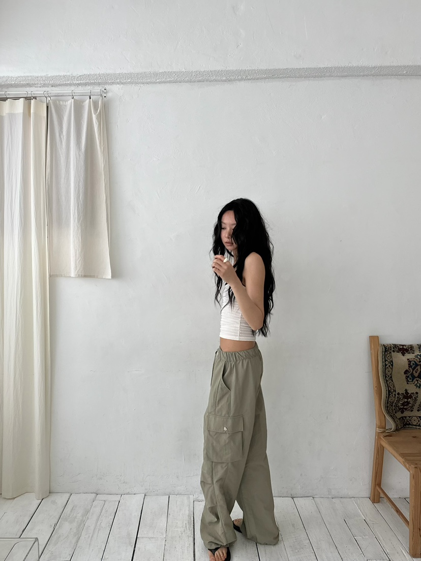 AWESOMESAUCE韓國直郵女士新品職業休閑人氣熱賣26春夏休閑褲AWESOME SAUCE休閑褲