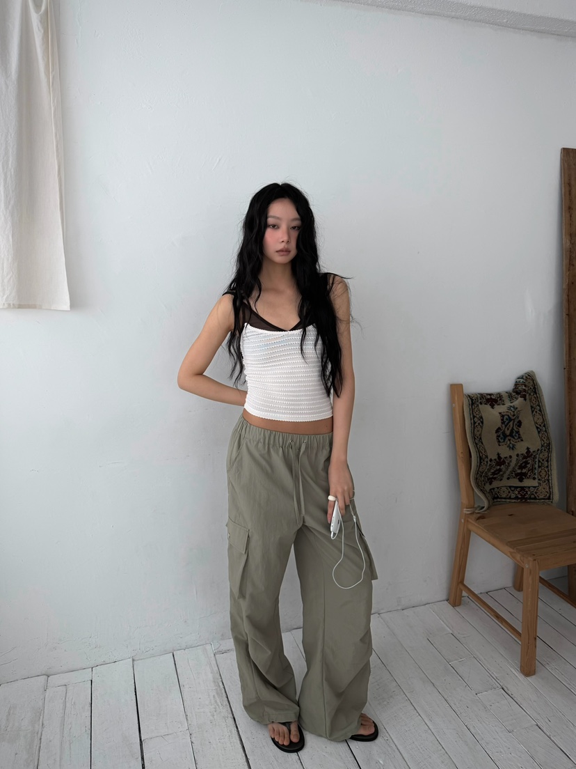 AWESOMESAUCE韓國直郵女士新品職業休閑人氣熱賣26春夏休閑褲AWESOME SAUCE休閑褲