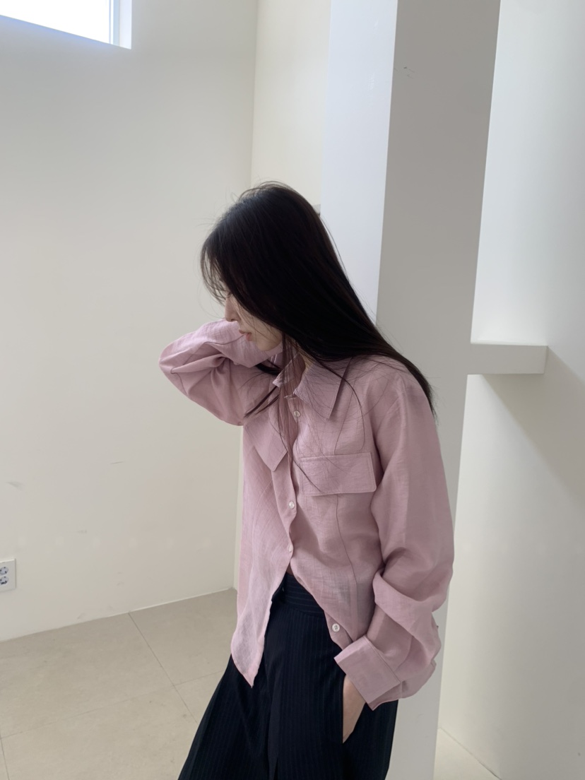 LE AVE韓國代購女士新品時尚熱賣26春夏人氣推薦襯衫蕾絲衫LE AVE襯衫/蕾絲衫