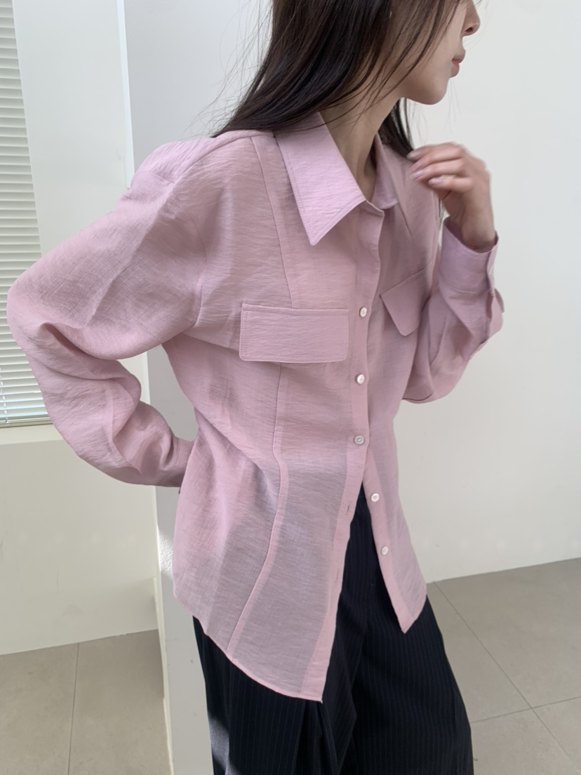 LE AVE韓國代購女士新品時尚熱賣26春夏人氣推薦襯衫蕾絲衫LE AVE襯衫/蕾絲衫