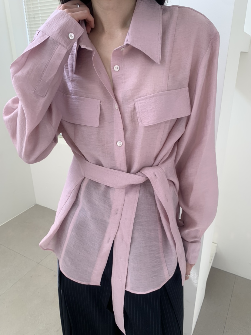 LE AVE韓國代購女士新品時尚熱賣26春夏人氣推薦襯衫蕾絲衫LE AVE襯衫/蕾絲衫