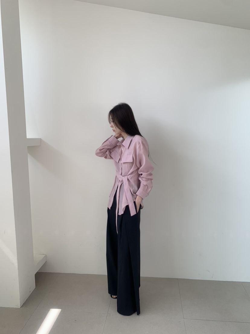 LE AVE韓國代購女士新品時尚熱賣26春夏人氣推薦襯衫蕾絲衫LE AVE襯衫/蕾絲衫