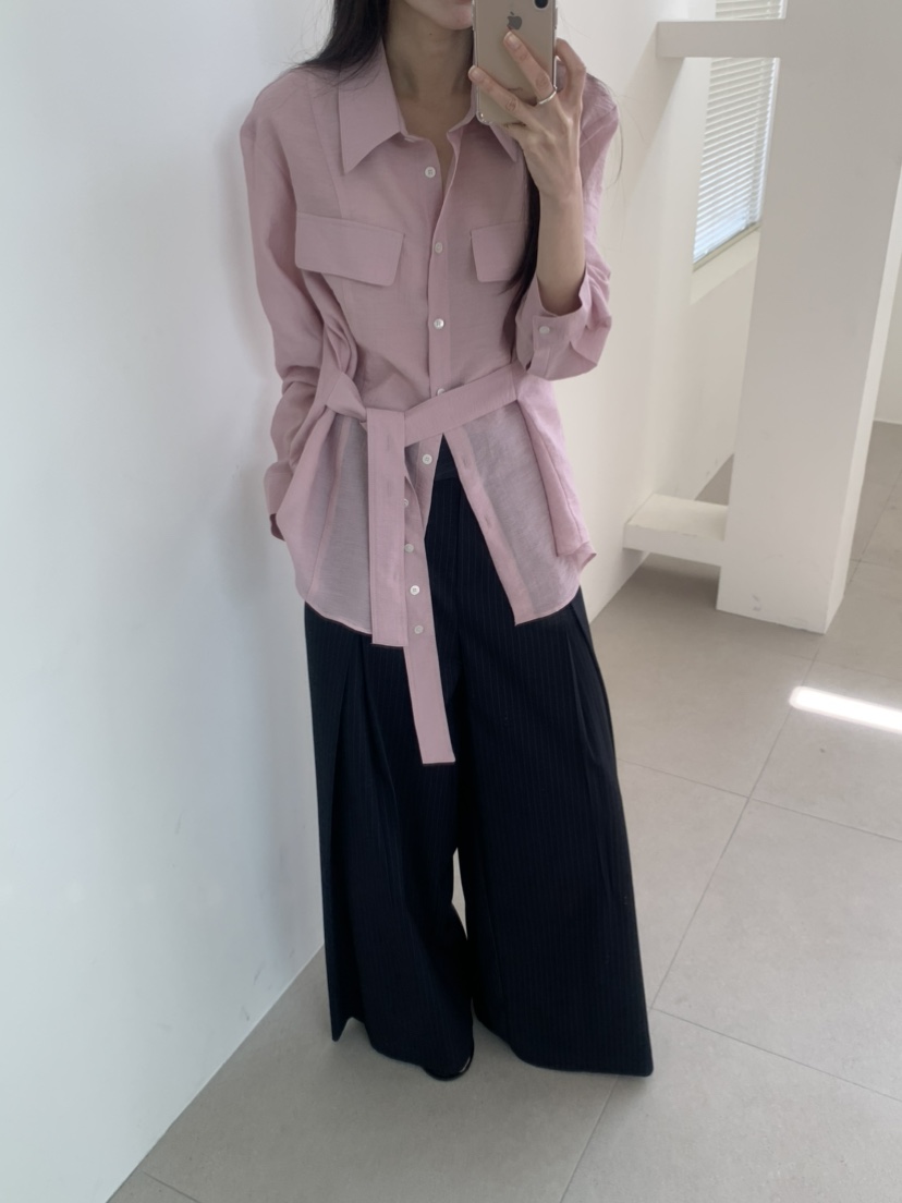 LE AVE韓國代購女士新品時尚熱賣26春夏人氣推薦襯衫蕾絲衫LE AVE襯衫/蕾絲衫