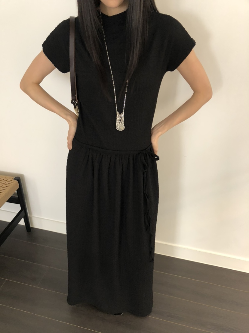 TORRE韓國東大門直郵女士新品熱賣休閑時尚連衣裙不含腰帶TORRE連衣裙