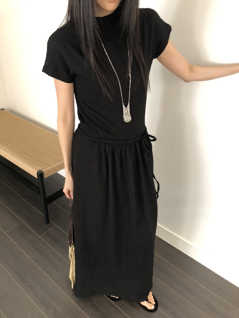 TORRE韓國東大門直郵女士新品熱賣休閑時尚連衣裙不含腰帶TORRE連衣裙