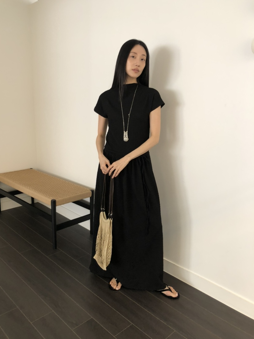 TORRE韓國東大門直郵女士新品熱賣休閑時尚連衣裙不含腰帶TORRE連衣裙