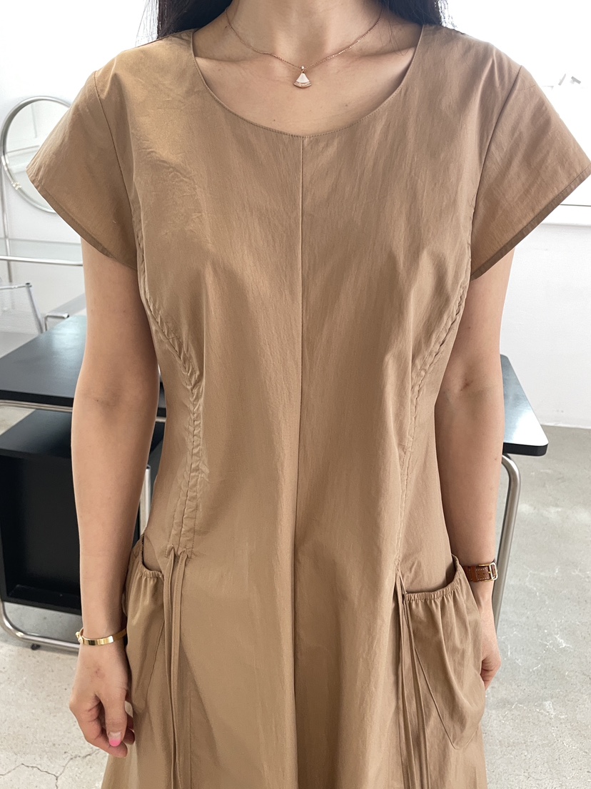 EDITION-P韓國直郵女士新款時尚職業人氣26春夏連衣裙褶皺EDITION/CHAHEE連衣裙