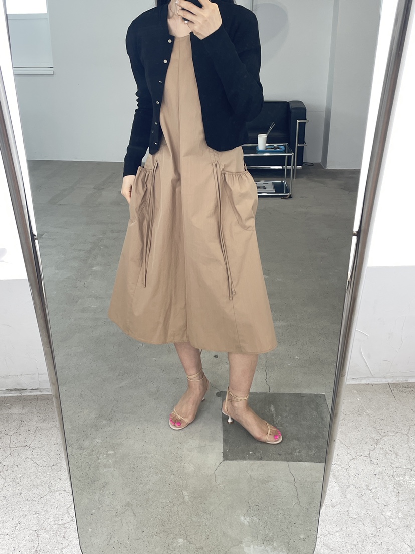 EDITION-P韓國直郵女士新款時尚職業人氣26春夏連衣裙褶皺EDITION/CHAHEE連衣裙