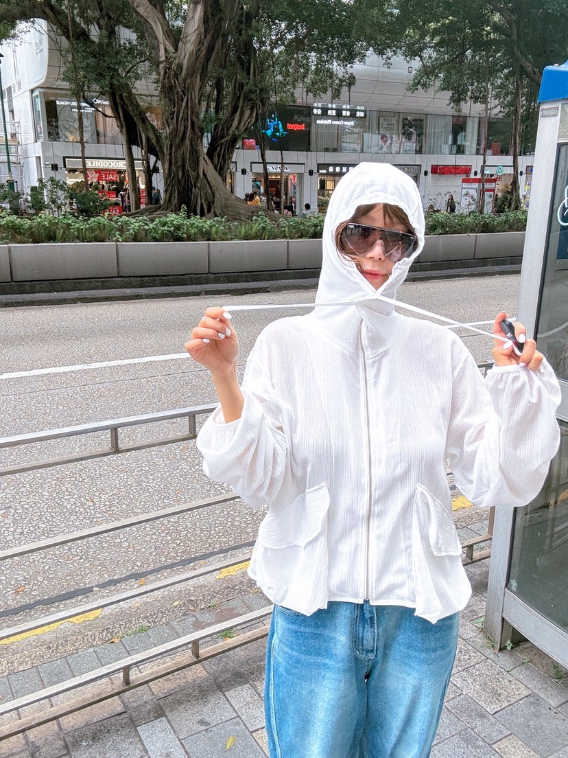 PARIS MATCH韓國東大門直郵女裝新品職業休閑人氣夾克透明PARIS MATCH夾克