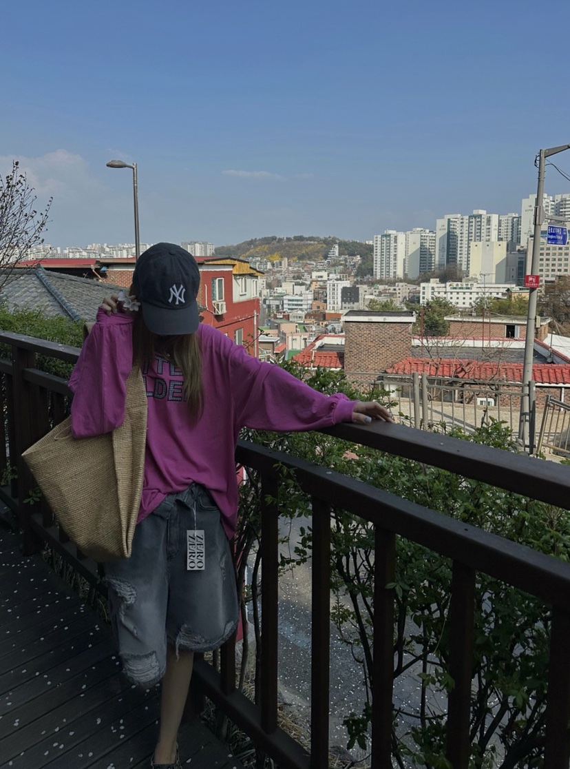 ZEROZERO韓國東大門代購女士新品休閑時尚熱賣26春夏短褲復古ZEROZERO短褲